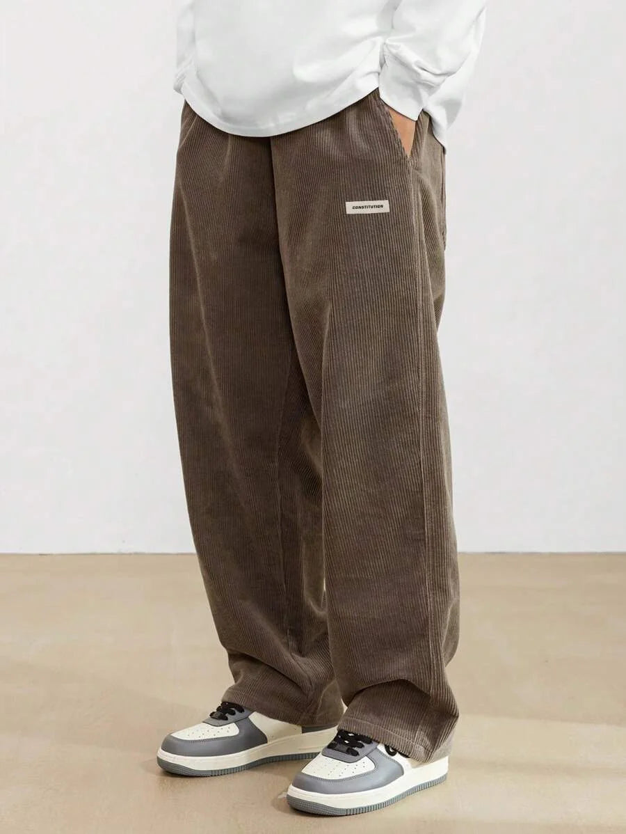 Men's Wide-Leg Draping Casual Pants