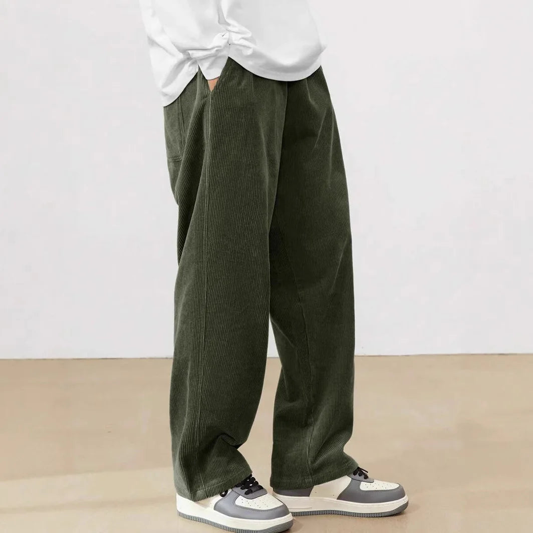 Men's Wide-Leg Draping Casual Pants