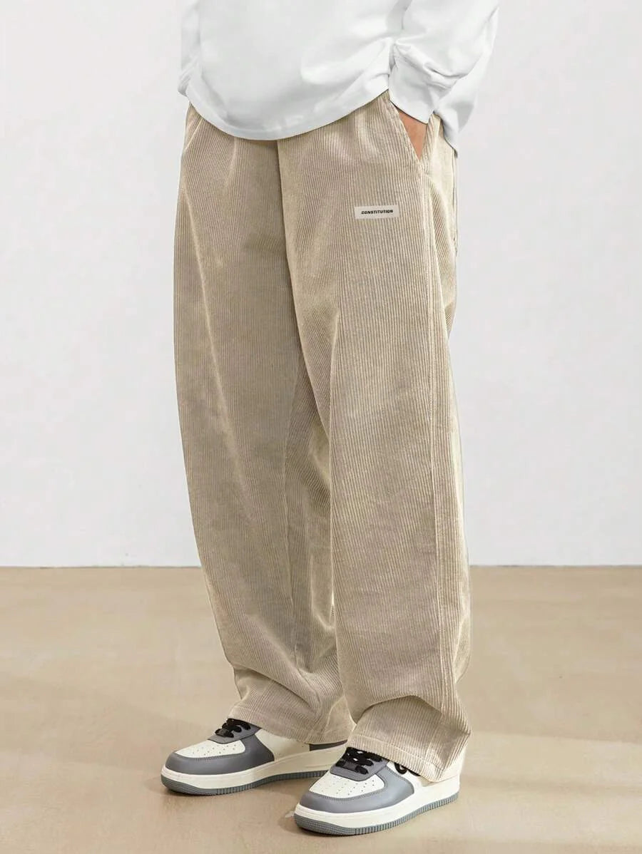 Men's Wide-Leg Draping Casual Pants